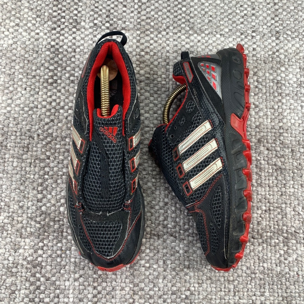 Adidas Kanadia TR 4 Trail Running Shoes Mens 7 Black Red G45878 Sneaker